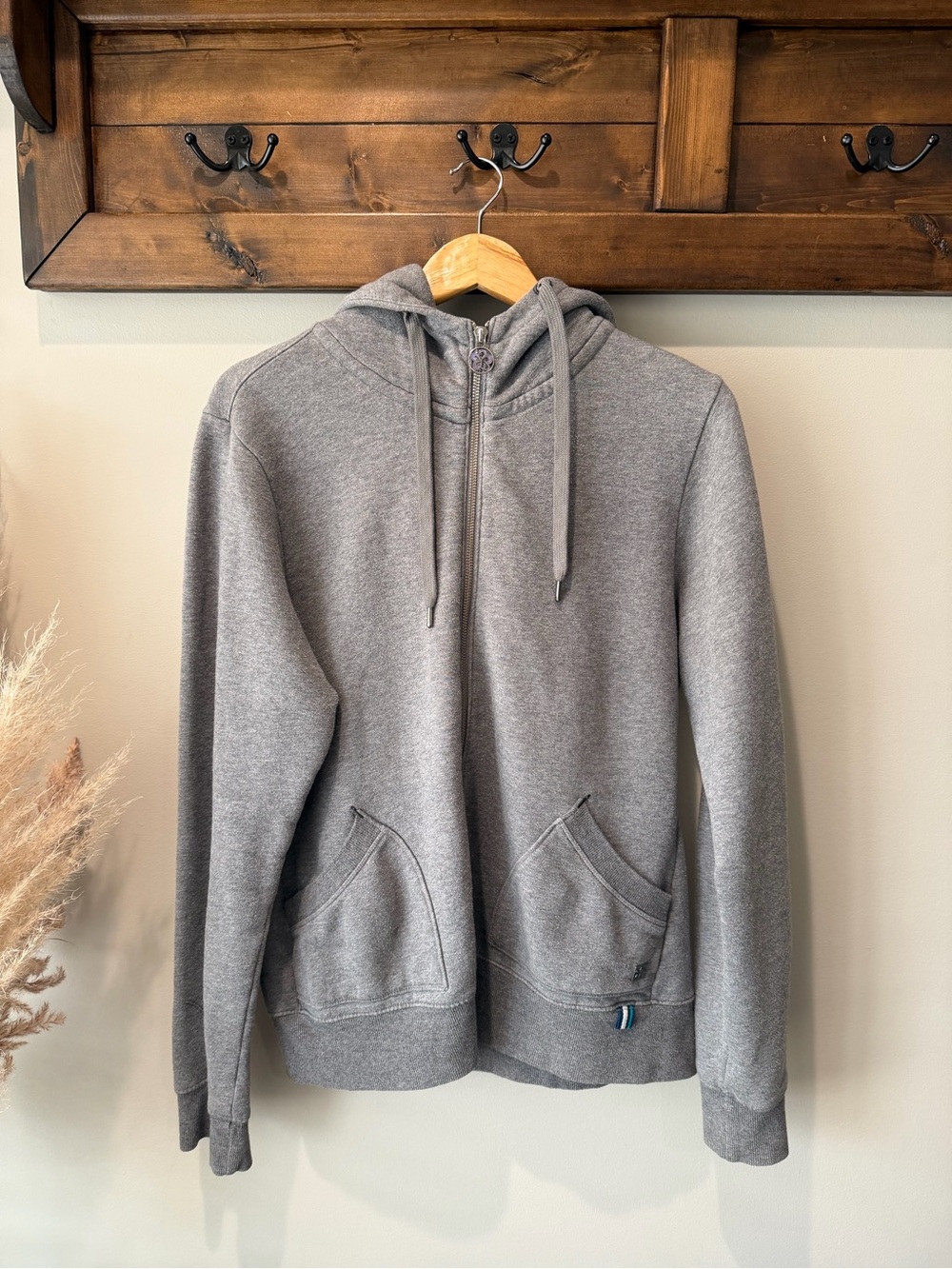 Tuff Athletics Gray Full-Zip Hoodie
